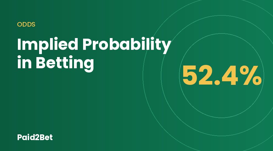 Implied probability in sports betting