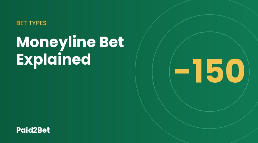 Moneyline bet explained with odds and payouts